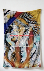 LV Native Art Blanket Sparkle LV Throw 169